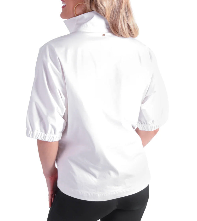 Emily McCarthy Poppy Top White Poplin