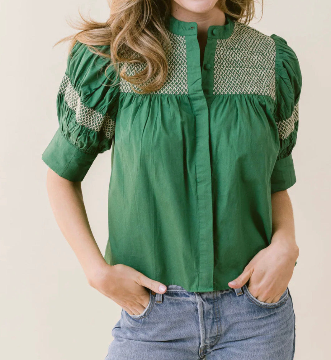 LaRoque Sutton Top Green