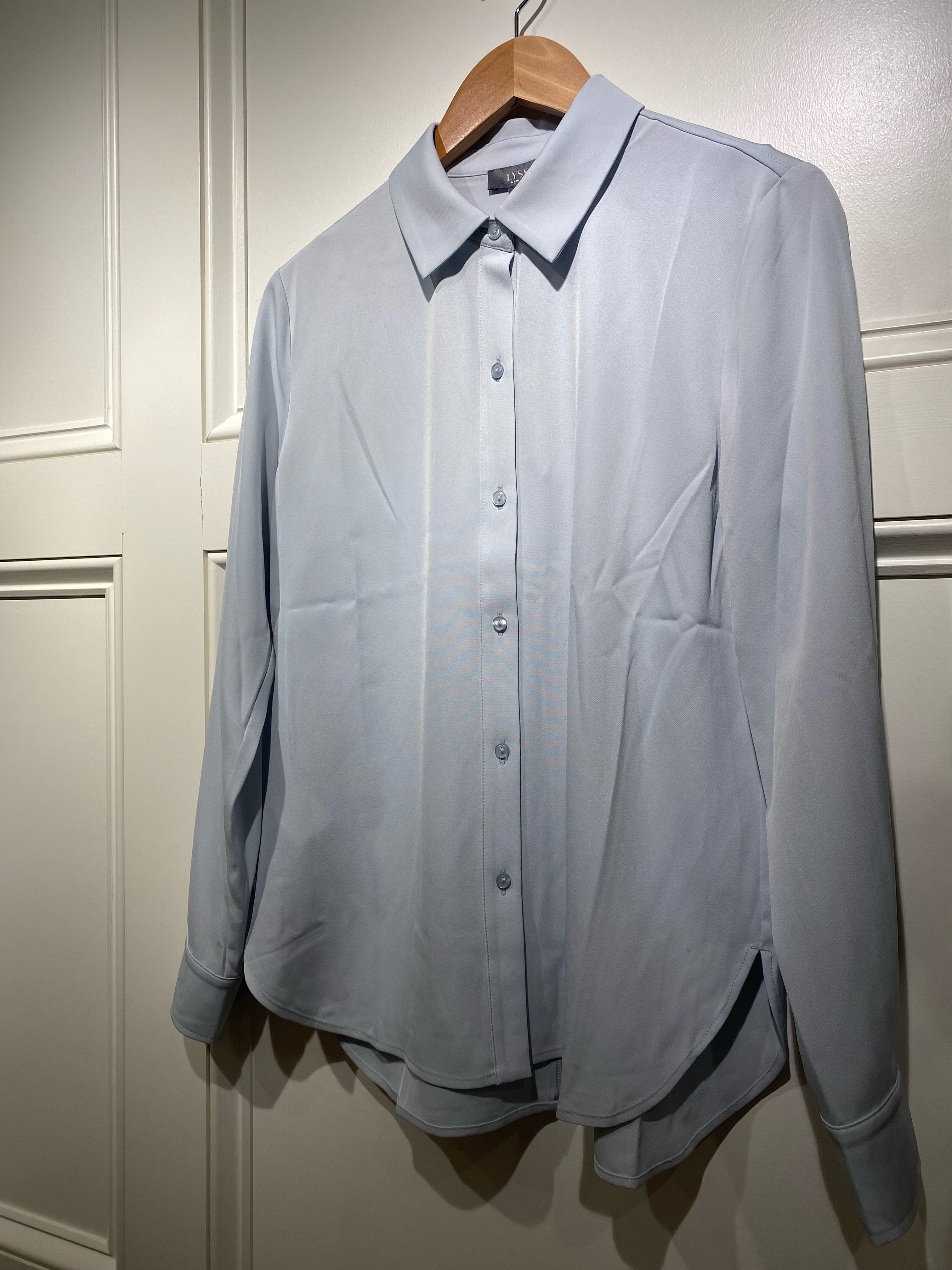 Lysse Parker Button Down Shirt Gentle Blue