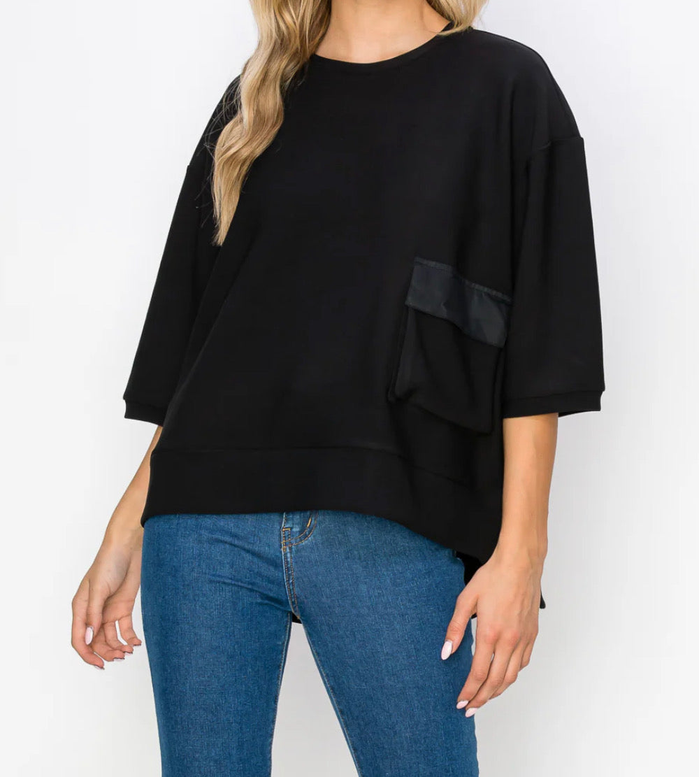 Joh Karen Knit Crepe Top