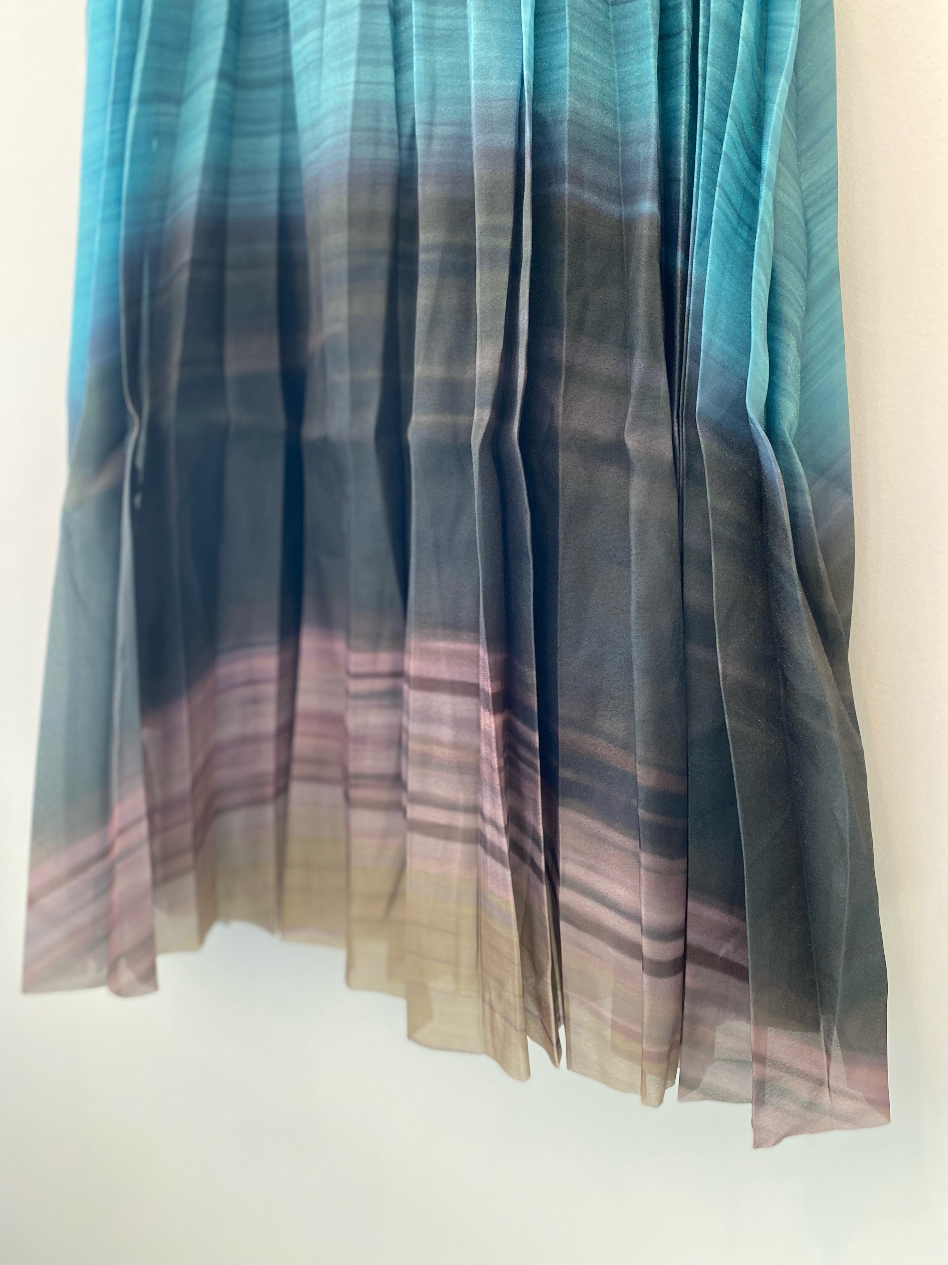 Zero Degrees Ombre Print Skirt