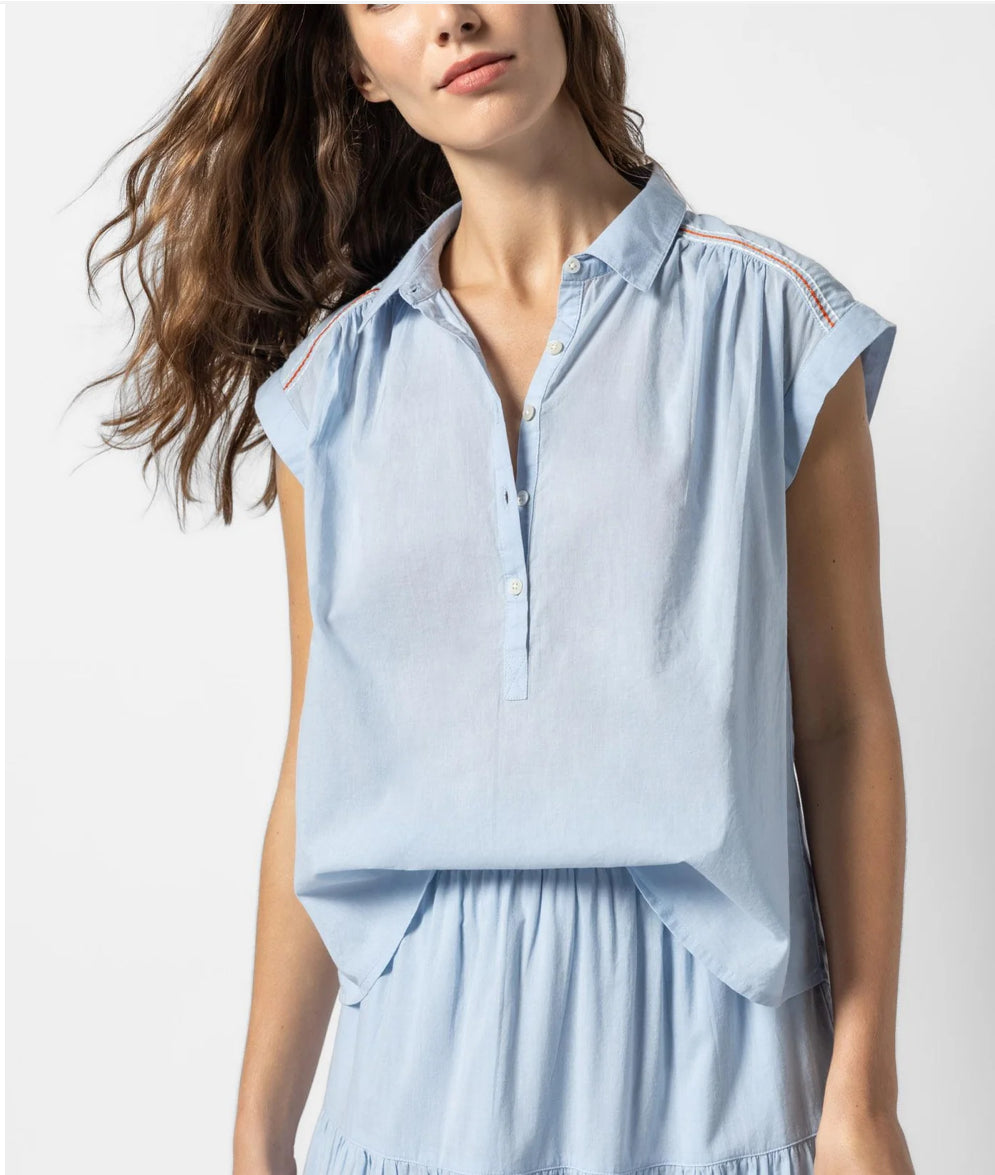 Lilla P Easy Yoke Blouse