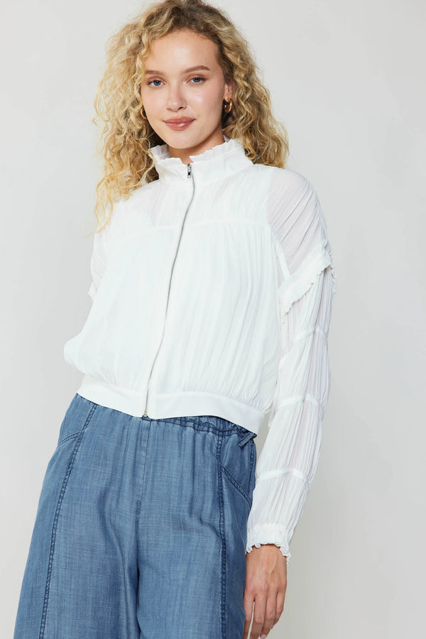 CA Sheer Jacket White