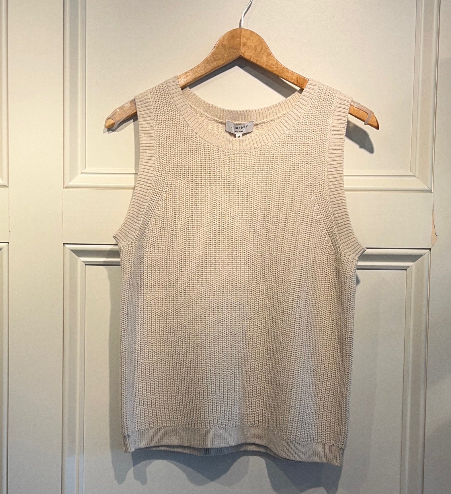 J Society Oatmeal Sweater Vest