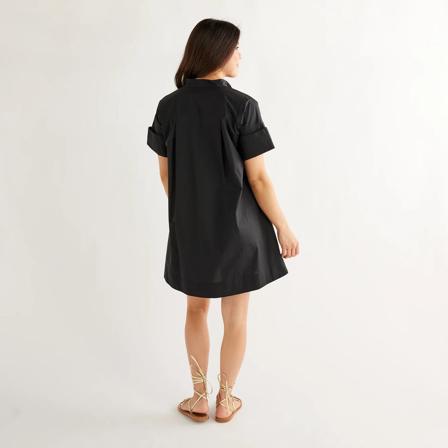 Caryn Lawn Margot Dress Black