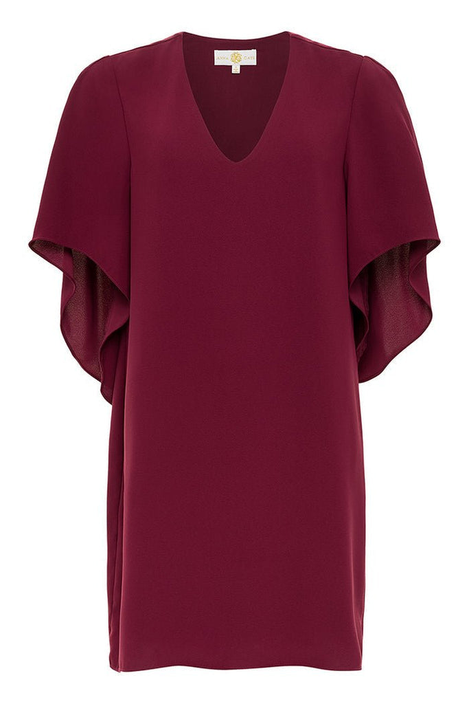 Anna Cate Meredith Dress Plum Caspia