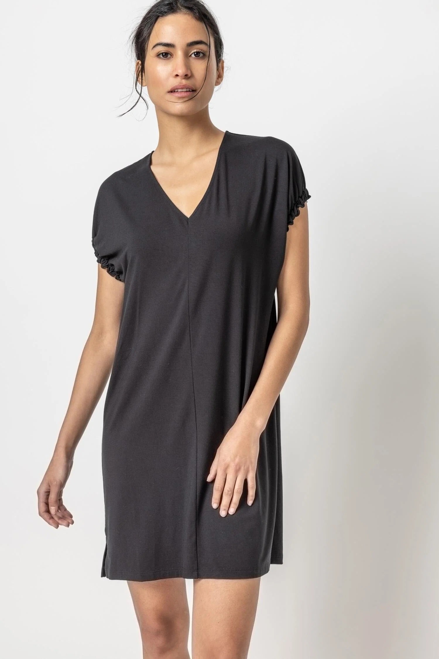 Lilla P V Neck Cuff Dress