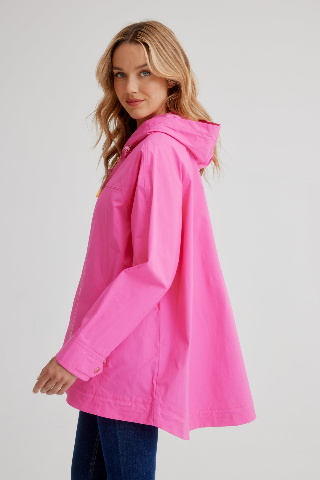 Nikki Jones Pink Rain Jacket