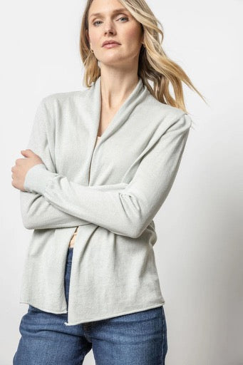 Lilla P Open Cardigan Moonstone