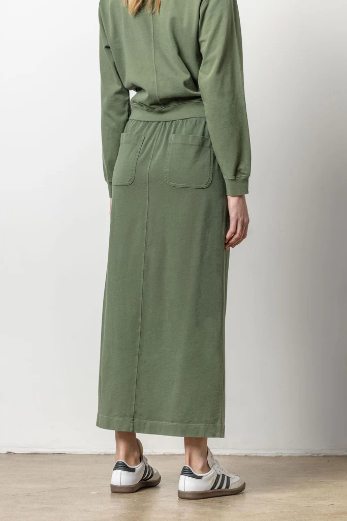 Lilla P Maxi Skirt With Pockets Elm