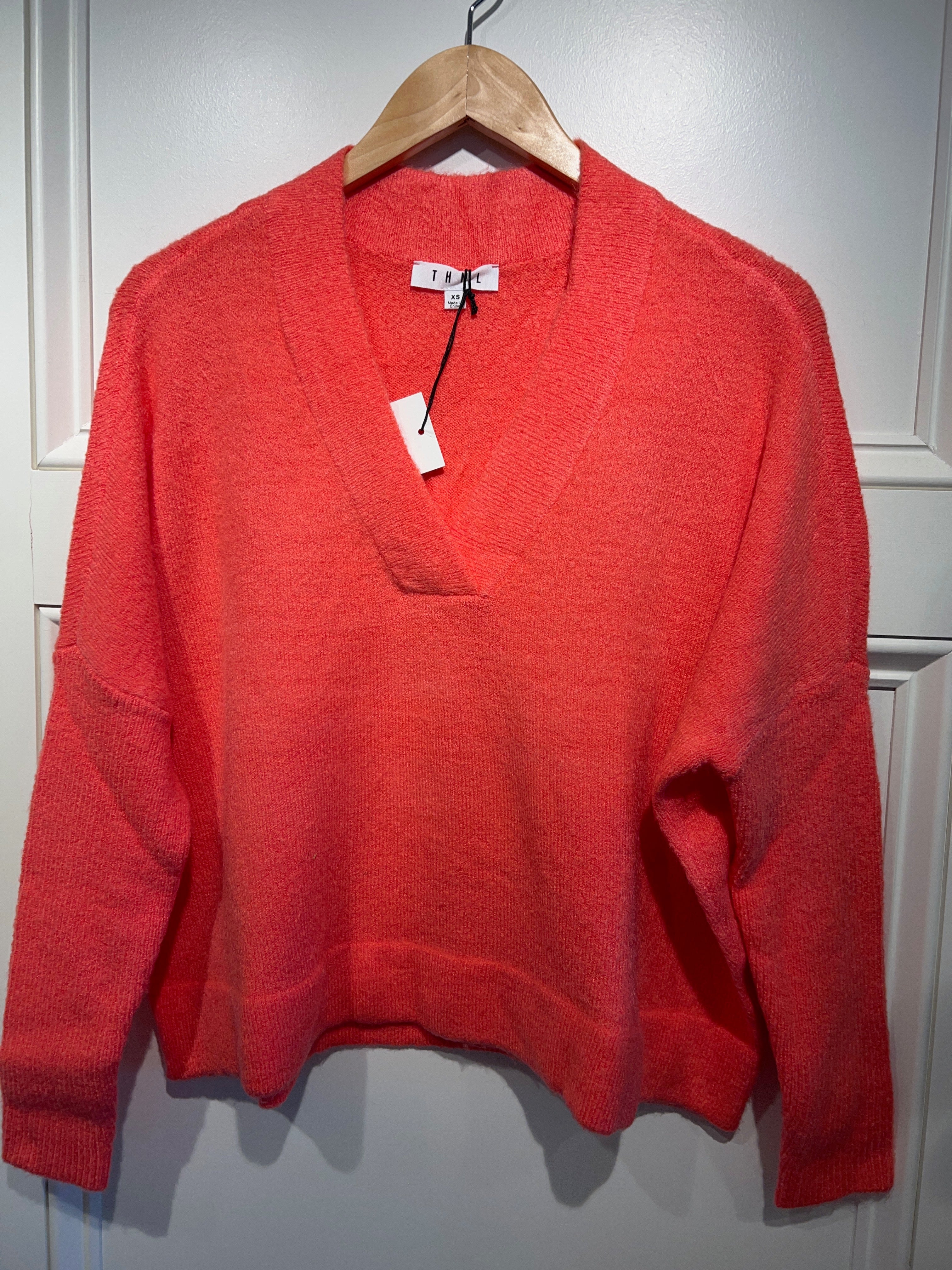 THML Knit Sweater Coral