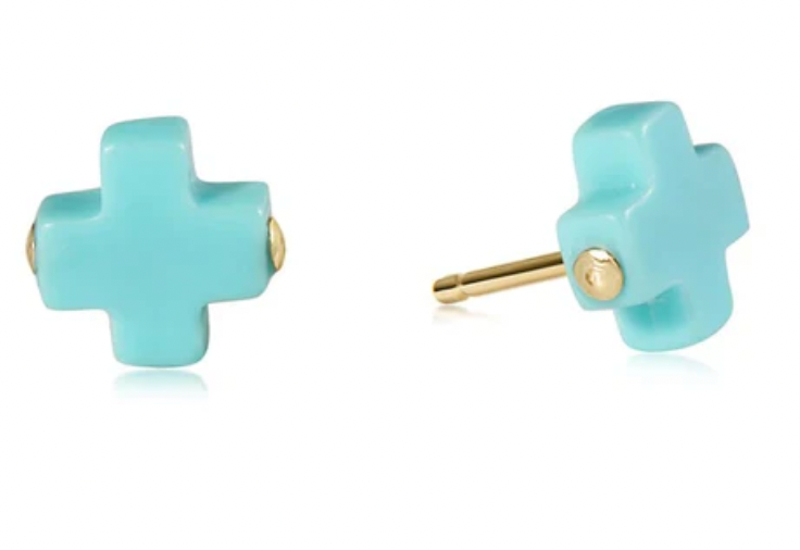 E Newton Signature Cross Stud