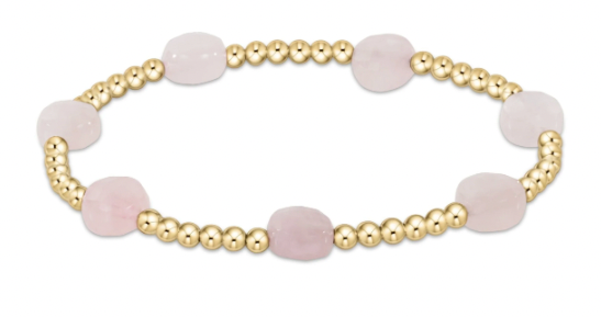 E Newton Admire Gold 3mm Pink Opal
