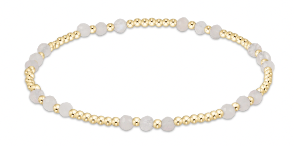 E Newton Gold Joy 3mm Moonstone