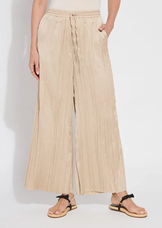 Lysse Packable Pleated Palazzo Pant