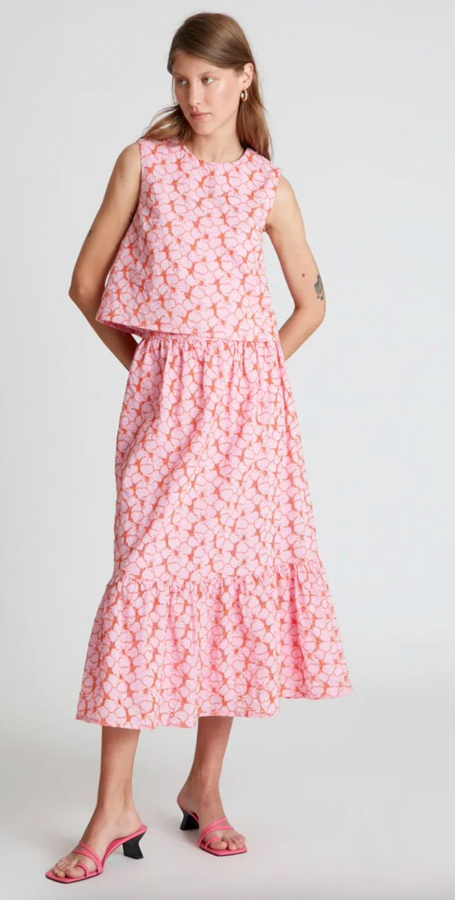 Compania Fantastica Pink/Orange Skirt