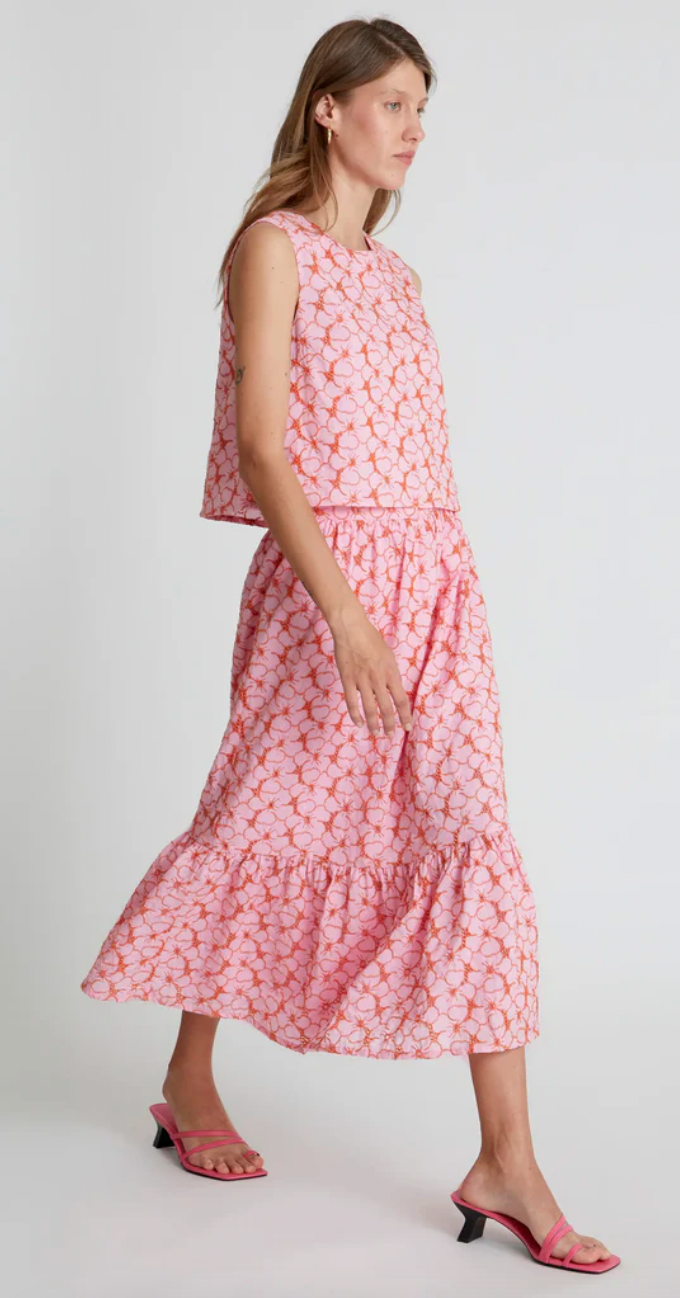 Compania Fantastica Pink/Orange Skirt