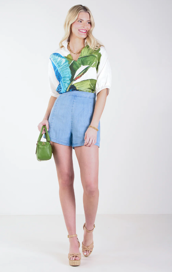 Emily McCarthy Poppy Top-Bellamy Leaves