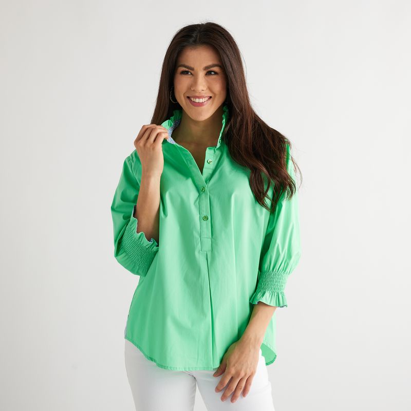 Caryn Lawn Kimberly Top Spearmint