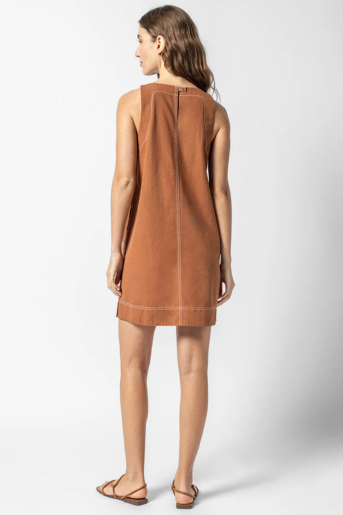 Lilla P Burnt Sienna Canvas Dress